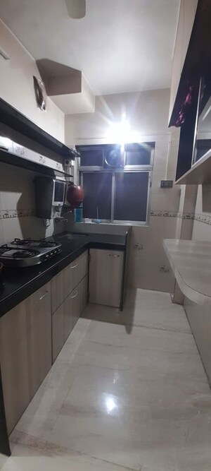 Kitchen in 3 BHK Apartment at Videocon Towers B CHS LTD, Kandivali East – for Rent