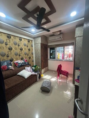 Living Room in 3 BHK Apartment at Videocon Towers B CHS LTD, Kandivali East – for Rent