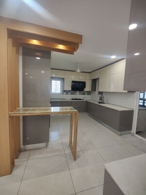 Kitchen in 3 BHK Apartment at Aparna Serene Park, Kondapur – for Rent
