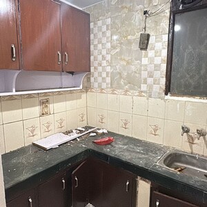 Kitchen in 1 BHK Builder Floor at Khirki Extension – for Rent