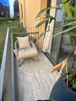 Balcony in 4 BHK Apartment at Sachivalaya Nagar – for Sale