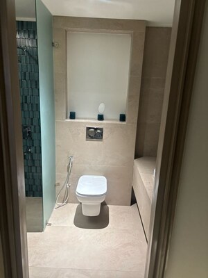 Bathroom in 4 BHK Apartment at Sachivalaya Nagar – for Sale