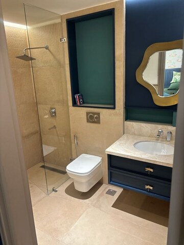 Bathroom in 4 BHK Apartment at Sachivalaya Nagar – for Sale