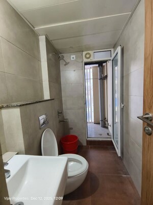 Bathroom in 2.5 BHK Apartment at Wadhwa TW Gardens, Kandivali East – for Rent