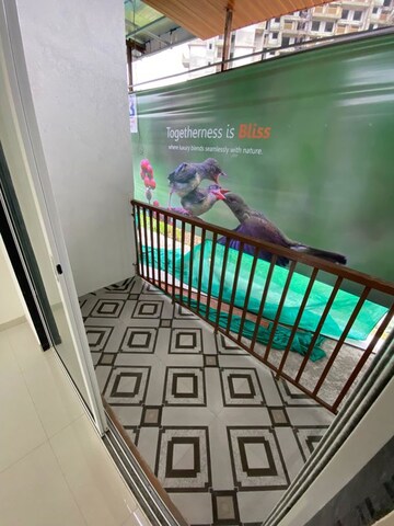 Balcony in 2 BHK Apartment at Ashar Metro Towers, Vartak Nagar – for Rent
