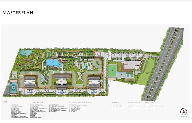 Master Plan, puravankara-purva-silver-sky 4 Bedroom 2824 Sq.Ft. Apartment In Electronic City Phase ii Bangalore 9843762