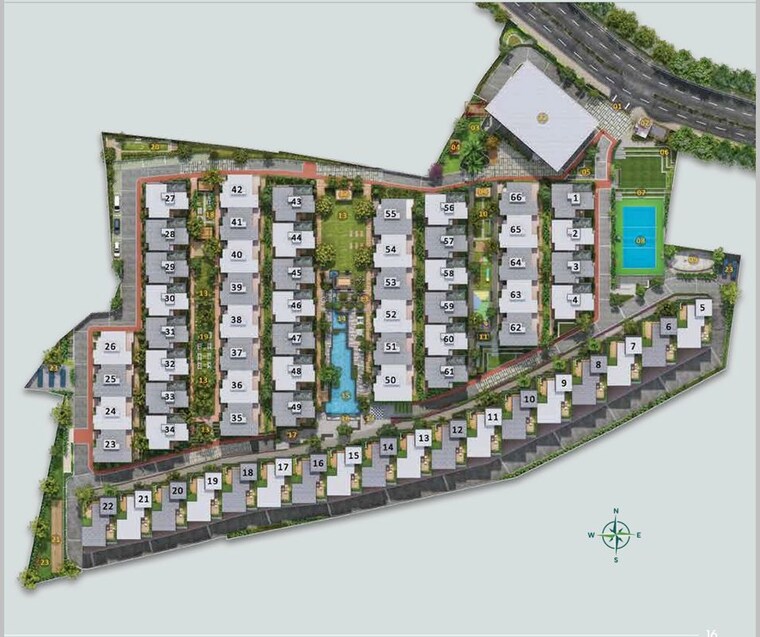 Master Plan, kanakapura 4 Bedroom 3732 Sq.Ft. Villa In Kanakapura Bangalore 9808841