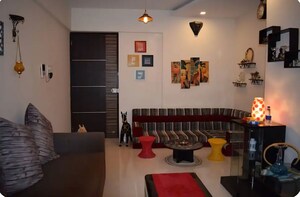 Living Room in 1 BHK Apartment at Raj Estate, Mira Road – for Rent
