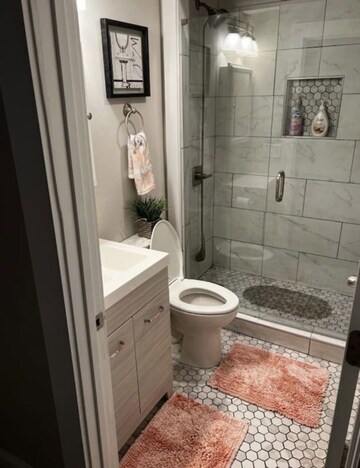 Bathroom in 2 BHK Apartment at Dosti Eastern Bay, Wadala – for Rent