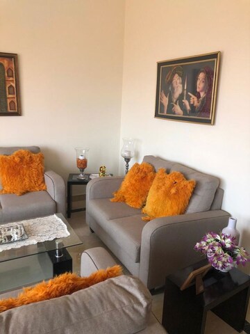 Living Room in 3 BHK Builder Floor at Ansal API Esencia, Sector 67 – for Rent