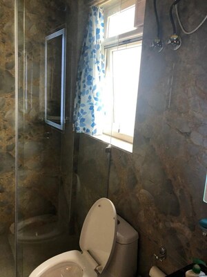 Bathroom in 3 BHK Builder Floor at Ansal API Esencia, Sector 67 – for Rent