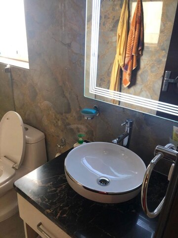 Bathroom in 3 BHK Builder Floor at Ansal API Esencia, Sector 67 – for Rent