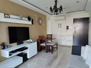 Living Room in 2 BHK Apartment at Ekta Heights Khar West, Khar West – for Rent