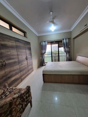 Living Room in 3 BHK Apartment at Raheja Interface Heights, Malad West – for Rent