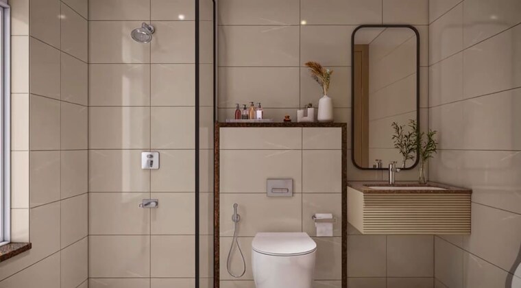 Attached Bathroom, godrej-woods 2 Bedroom 1193 Sq.Ft. Apartment In Thanisandra Main Road Bangalore 9864255
