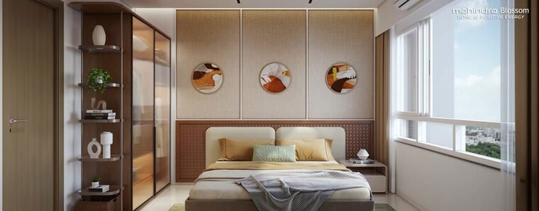 Bedroom, mahindra-blossom 2 Bedroom 1350 Sq.Ft. Apartment In Whitefield Bangalore 9857142