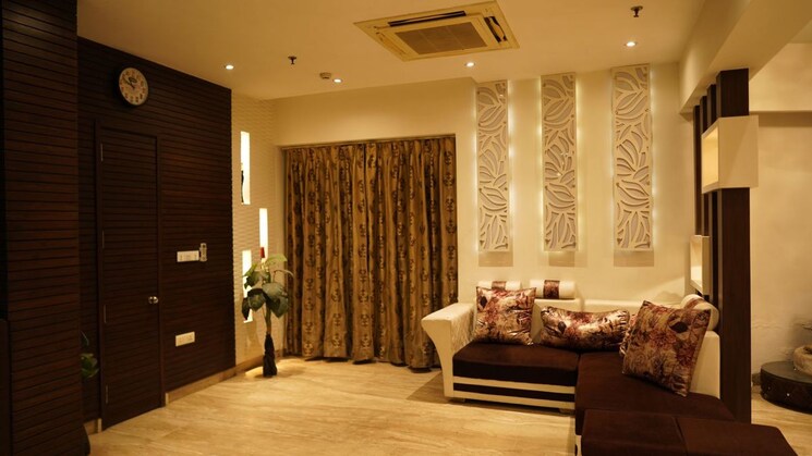 Living Room, mahagun-mezzaria 5 Bedroom 4800 Sq.Ft. Penthouse In Sector 78 Noida 9864294