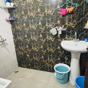 Bathroom in 1 BHK Apartment at Kharar Mohali Road – for Rent
