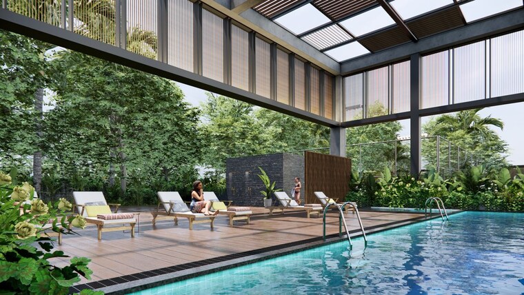 Swimming Pool, hennur 2 Bedroom 1241 Sq.Ft. Apartment In Hennur Bangalore 8847759