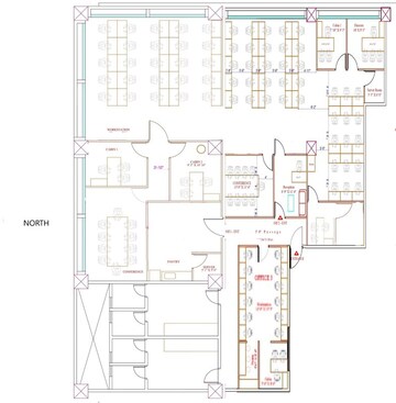 Floor Plan in  Office Space in IT/SEZ at Magarpatta City Pentagon, Hadapsar – for Sale