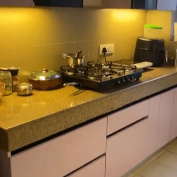 Kitchen in 2 BHK Apartment at Indiabulls Centrum Park, Sector 103 – for Rent