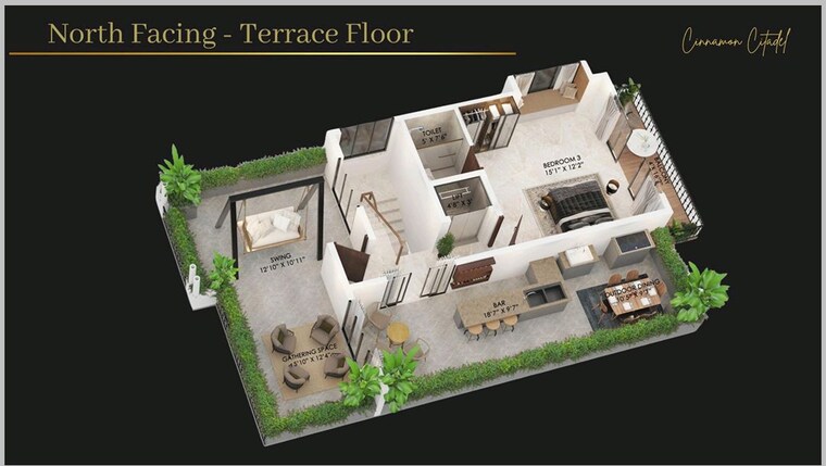 Floor Plan, kanakapura road 4 Bedroom 3041 Sq.Ft. Villa In Kanakapura Road Bangalore 9284544