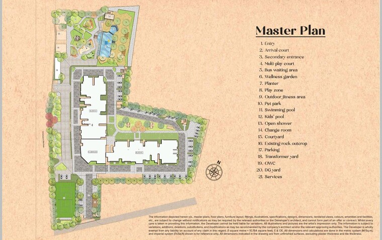 Master Plan, hoskote 3.5 Bedroom 2000 Sq.Ft. Apartment In Hoskote Bangalore 9825396