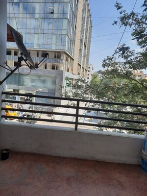 Balcony in 1 BHK Apartment at Karia Konark Nagar Phase 1, Viman Nagar – for Rent