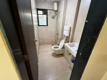 Bathroom in 2.5 BHK Apartment at Runwal Pearl, Manpada – for Rent
