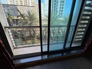 Balcony in 2.5 BHK Apartment at Runwal Pearl, Manpada – for Rent