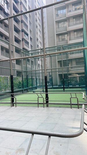 Balcony in 3 BHK Apartment at Shilp Revanta, Shela – for Rent