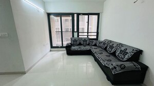 Living Room in 3 BHK Apartment at Shilp Revanta, Shela – for Rent