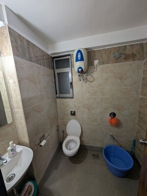 Bathroom in 3 BHK Apartment at Takshashila More Towers, Ellisbridge – for Rent