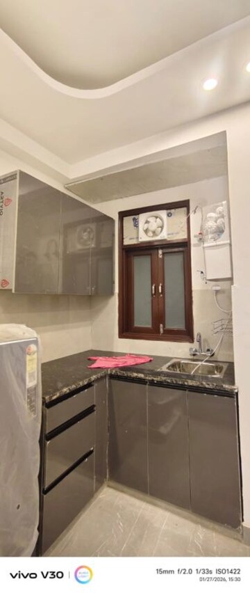 Kitchen in 1 BHK Builder Floor at Saket – for Rent