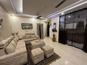 Living Room in 3 BHK Builder Floor at Dhakoli – for Sale