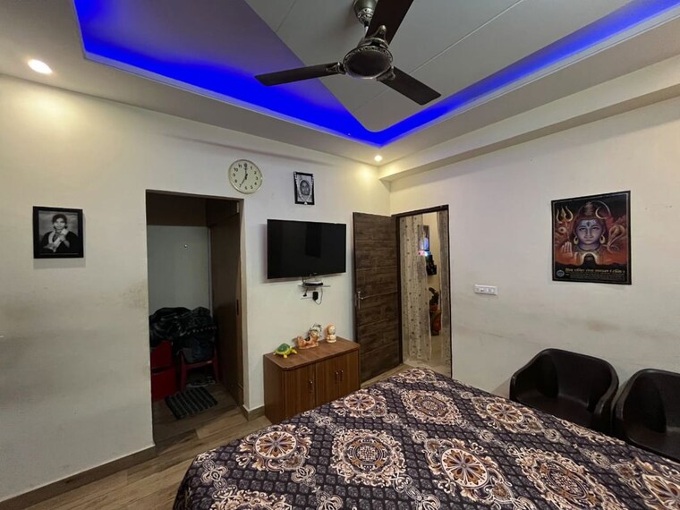 Bedroom, dhakoli 3 Bedroom 125 Sq.Ft. Builder Floor In Dhakoli Zirakpur 9864501