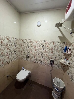 Bathroom in 3 BHK Builder Floor at Dhakoli – for Sale