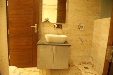 Bathroom in 4 BHK Builder Floor at Greater Kailash ii – for Rent