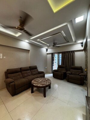 Living Room in 3 BHK Apartment at Lodha Splendora, Ghodbunder Road – for Rent