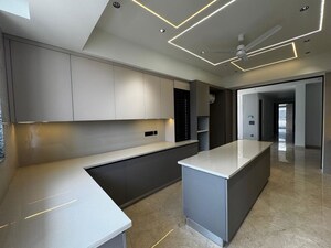 Kitchen in 3 BHK Apartment at Omaxe Designer Villas Mayfield Garden, Sector 51 – for Rent