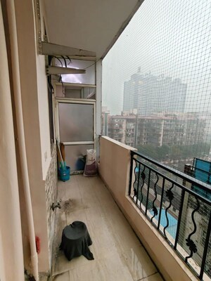 Balcony in 2 BHK Apartment at Himalaya Tower, Ahinsa Khand 1 – for Sale
