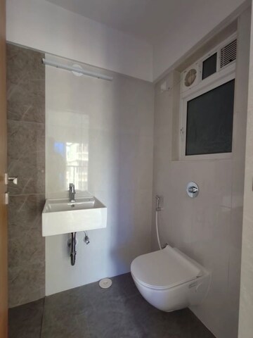 Bathroom in 1 BHK Apartment at Romell Serene, Borivali West – for Rent