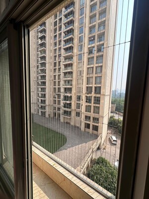 Balcony in 3 BHK Apartment at One Hiranandani Park, Ghodbunder Road – for Rent