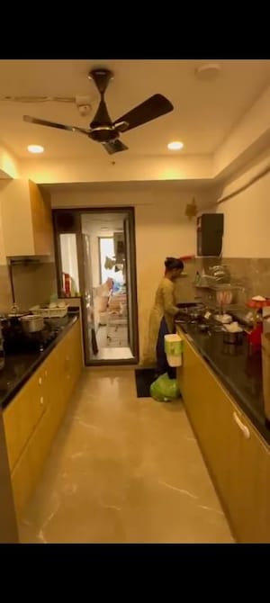 Kitchen in 3 BHK Apartment at The Park Residency Andheri, Andheri West – for Rent