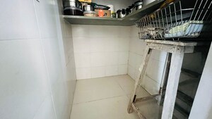 Bathroom in 3 BHK Apartment at Prahlad Nagar – for Rent