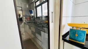 Kitchen in 3 BHK Apartment at Prahlad Nagar – for Rent