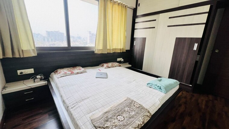 Bedroom, prahlad nagar 3 Bedroom 1750 Sq.Ft. Apartment In Prahlad Nagar Ahmedabad 9864664