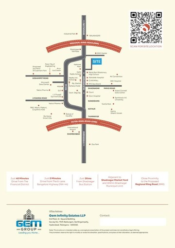  Plot – Map Location View at Shadnagar - for Sale