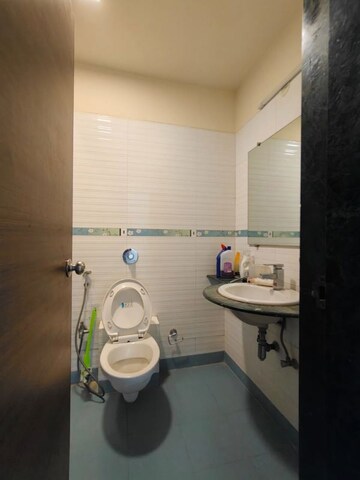 Bathroom in 3 BHK Apartment at Yarrow Apartment, Powai – for Rent