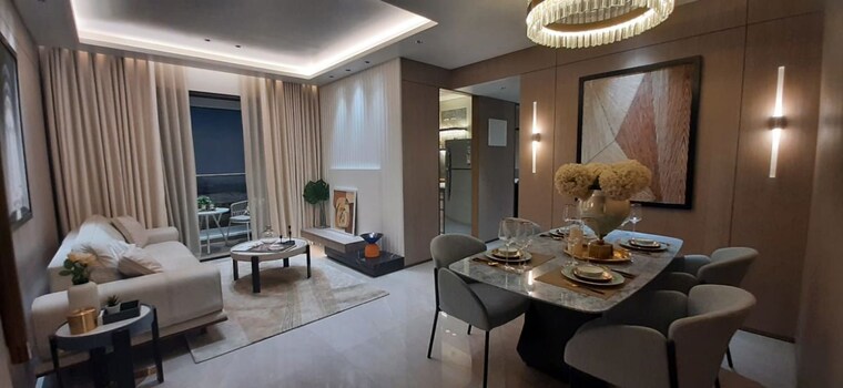 Living Room, dosti-eastern-bay-phase-1 3 Bedroom 1082 Sq.Ft. Apartment In Wadala Mumbai 9864748